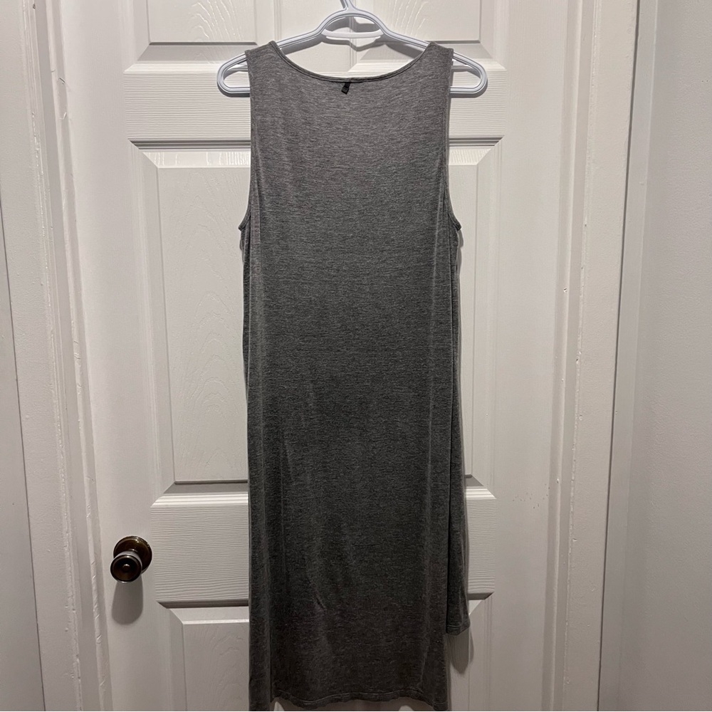 Rudsak tunic top side slit grey women size medium shirt sleeveless - Picture 6 of 6